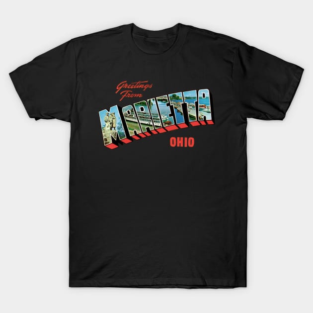 Greetings from Marietta Ohio T-Shirt by reapolo